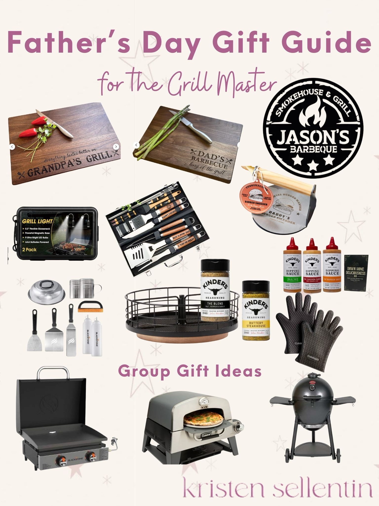 Fathers Day Gift Guide: for the Grill Master

#Fathersday #target #amazon #etsy #dad #grandpa #grill #BBQ #giftguide #gifts #fathersday2024 #fathersdaygifts #grilling #giftsforhim

#LTKHome #LTKMens #LTKGiftGuide