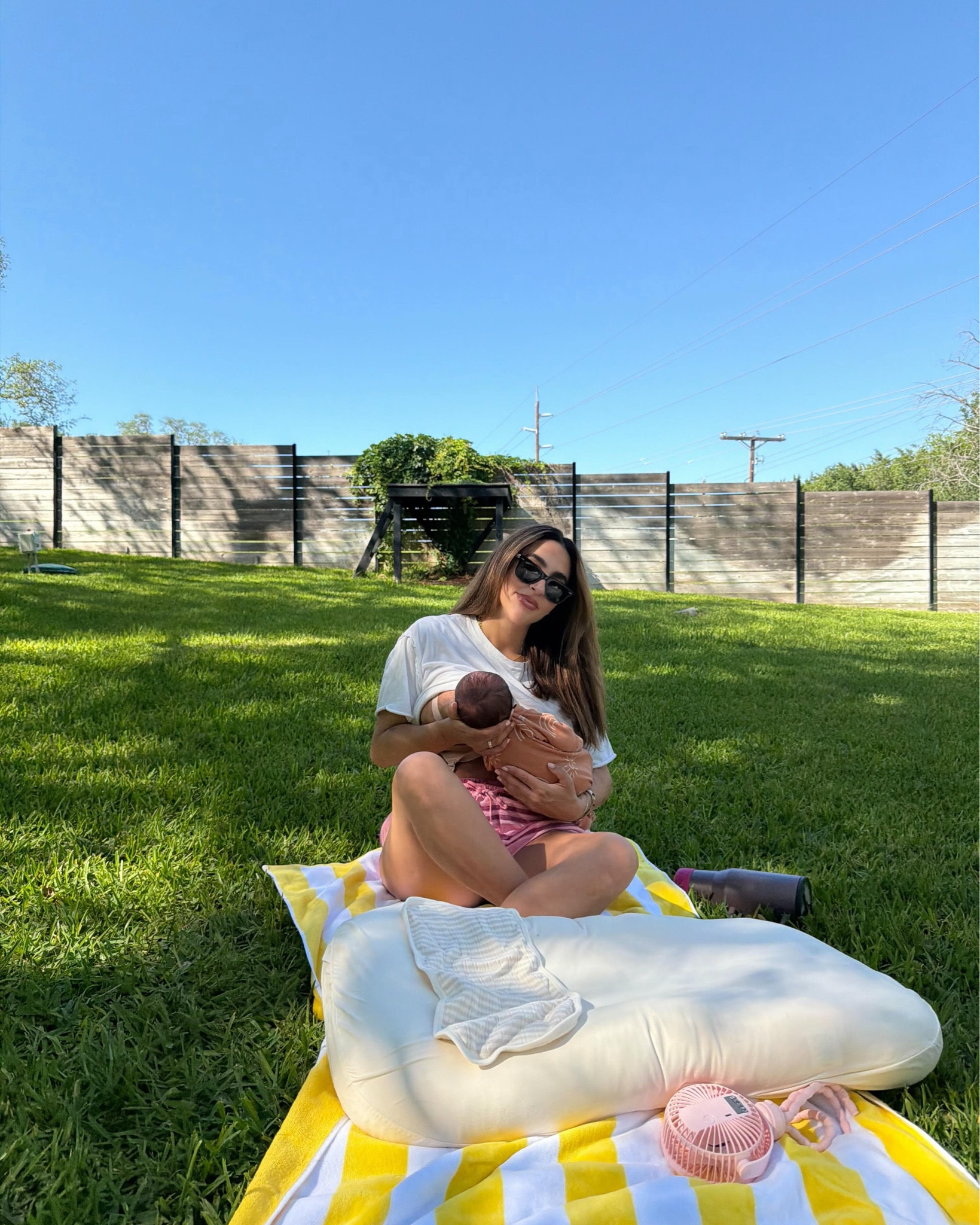 Life has never felt so full. My purpose has never felt so big. The greatest joy and honor of my life is being called Mom 💘🍑 and I’d lose every hour of sleep a thousand times over for everything I’m gaining in return.