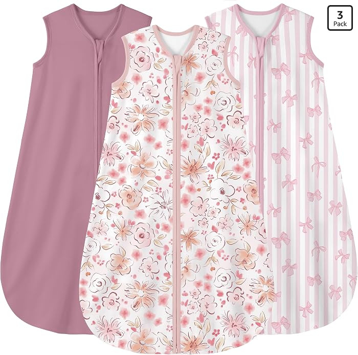 Yoofoss Baby Sleep Sack 12-18 Months Wearable Blanket for Babies 100% Organic Cotton 2-Way Zipper... | Amazon (US)