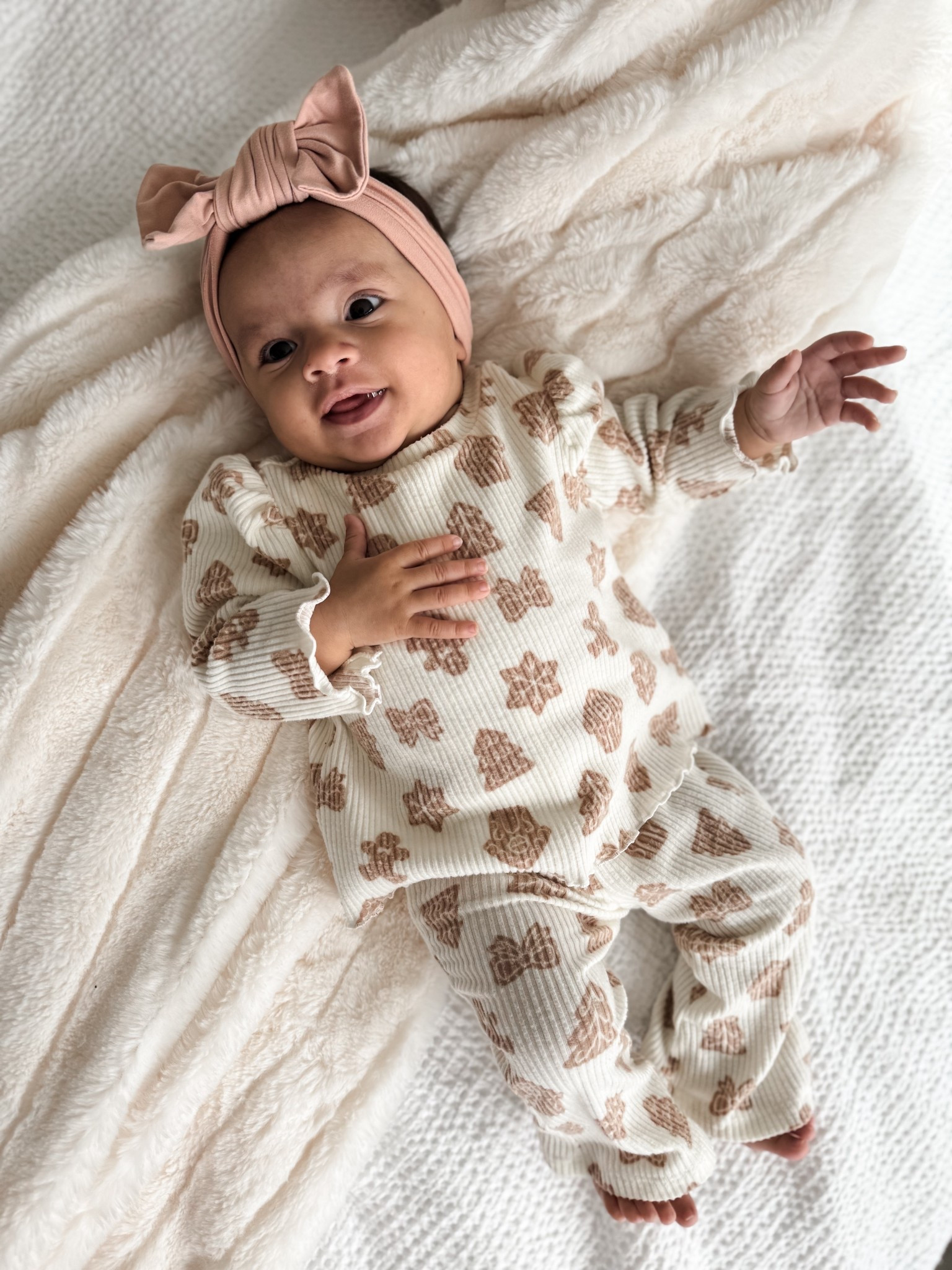 Look at this little gingerbread cutie! 🍪❤️ Don’t forget — Target has 40% off all clothes until Saturday! 🎄✨ 
#babygirlclothing #babygirlstyle #targetfinds #catandjack #targetfinds #girlmom #blackfridaye

#LTKBaby #LTKHoliday #LTKKids