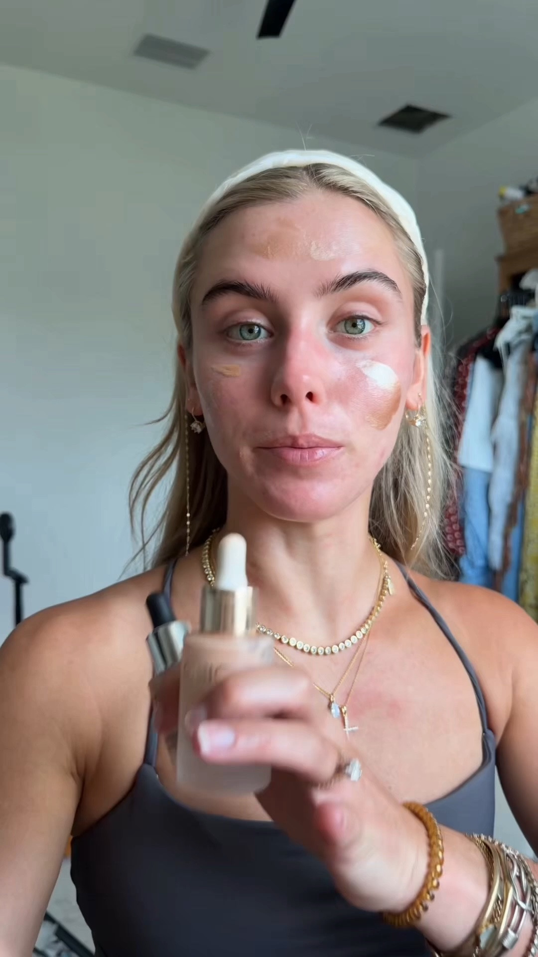 the base is where I spend the most time and attention for my makeup because if the base makeup is perfect then the rest of the makeup will be perfect 😚 the goal is glowy, skin like makeup that covers up the acne!! BASE: ELTA MD SPF, Iconic London primer, Iconic London Illuminator shade original, MPH foundation shade medium 150N. Dibs beauty desert island duo shade 4 for cream blush and bronzer. Tower 28 beauty concealer shade ATLA. Kosas cloud set powder shade translucent. Dibs beauty baked bronzer shade caramel cappuccino. Valentino beauty eye 2 cheek palette shade 4. benefit cosmetics clear brow gel. Kosas soul glazer mascara shade brown. My setting spray concoction is Saie City Set Setting Spray layer before lashes and lip and after lashes and lips then finished off with L’Oréal Paris infallible setting spray. Laka lip liner shade burnt brown with tower 28 plumping lip gloss in only choice.

#LTKgrwm #LTKselfcare #LTKBeauty