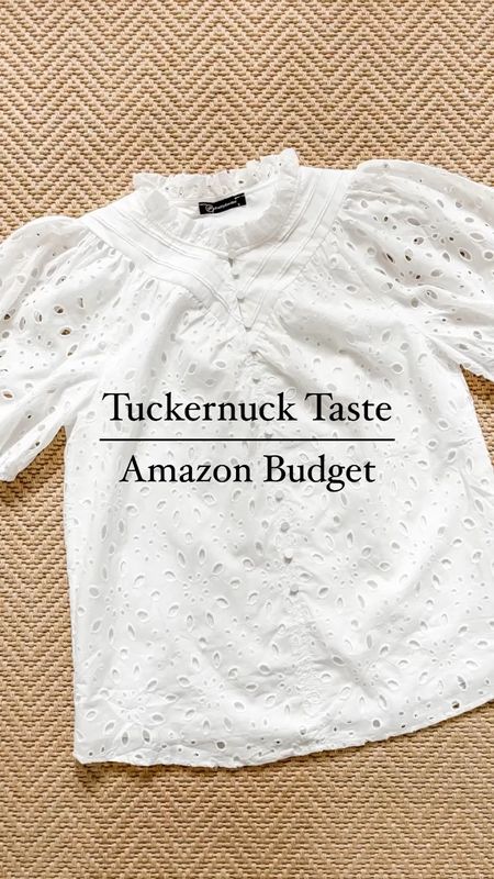 Cute white Amazon top! 

#LTKstyletip