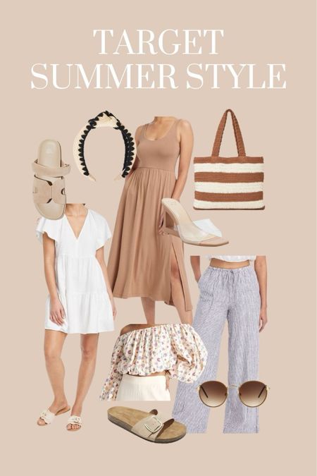 Summer fashion from Target. Dresses, sandals, sunglasses, headbands, beach tote bags, blouses, and more. @target 

#LTKShoeCrush #LTKSeasonal #LTKStyleTip