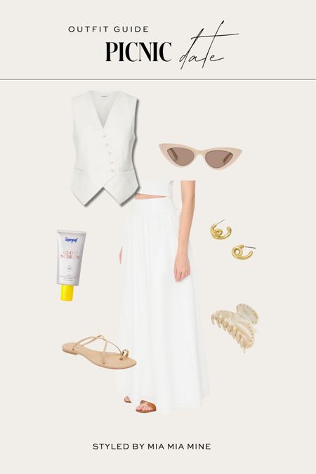 Summer outfit ideas / white dresses / white maxi skirt
Nordstrom vest under $50
Wayf white cotton skirt
Jeffrey Campbell sandals 

#LTKFindsUnder50 #LTKFindsUnder100 #LTKStyleTip