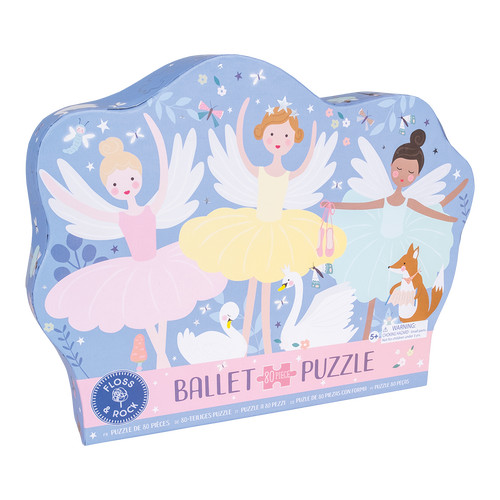 Floss & Rock 80pc Shaped Jigsaw with Shaped Box in Enchanted at Nordstrom | Nordstrom