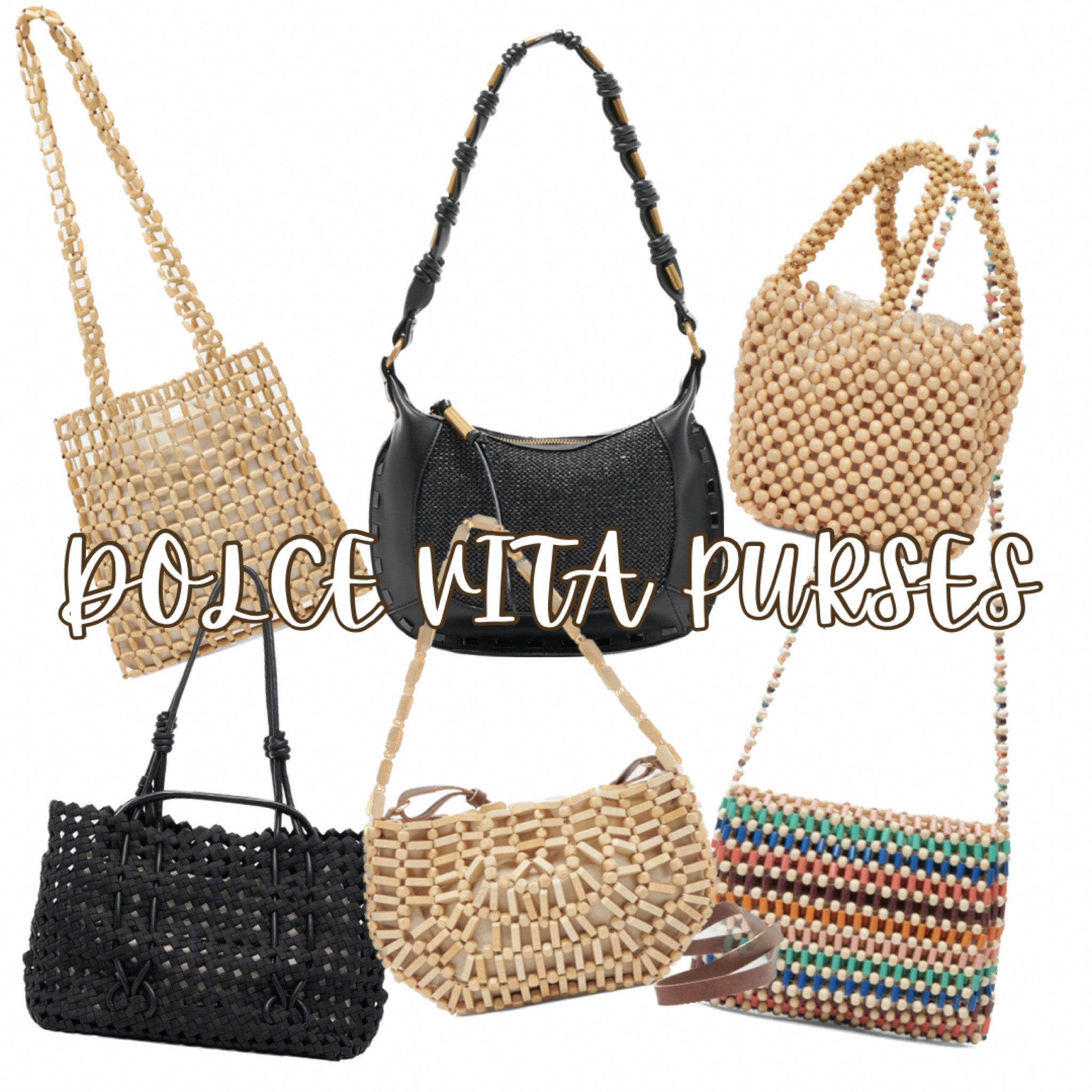 I am obsessed with these summery, beaded, woven purses from dolce vita! The texture is just too good! I honestly forget that they sell more than just shoes sometimes 😂 // purses beach bag tote handbag clutch crossbody summer vibes 

#LTKItBag #LTKSeasonal #LTKSaleAlert