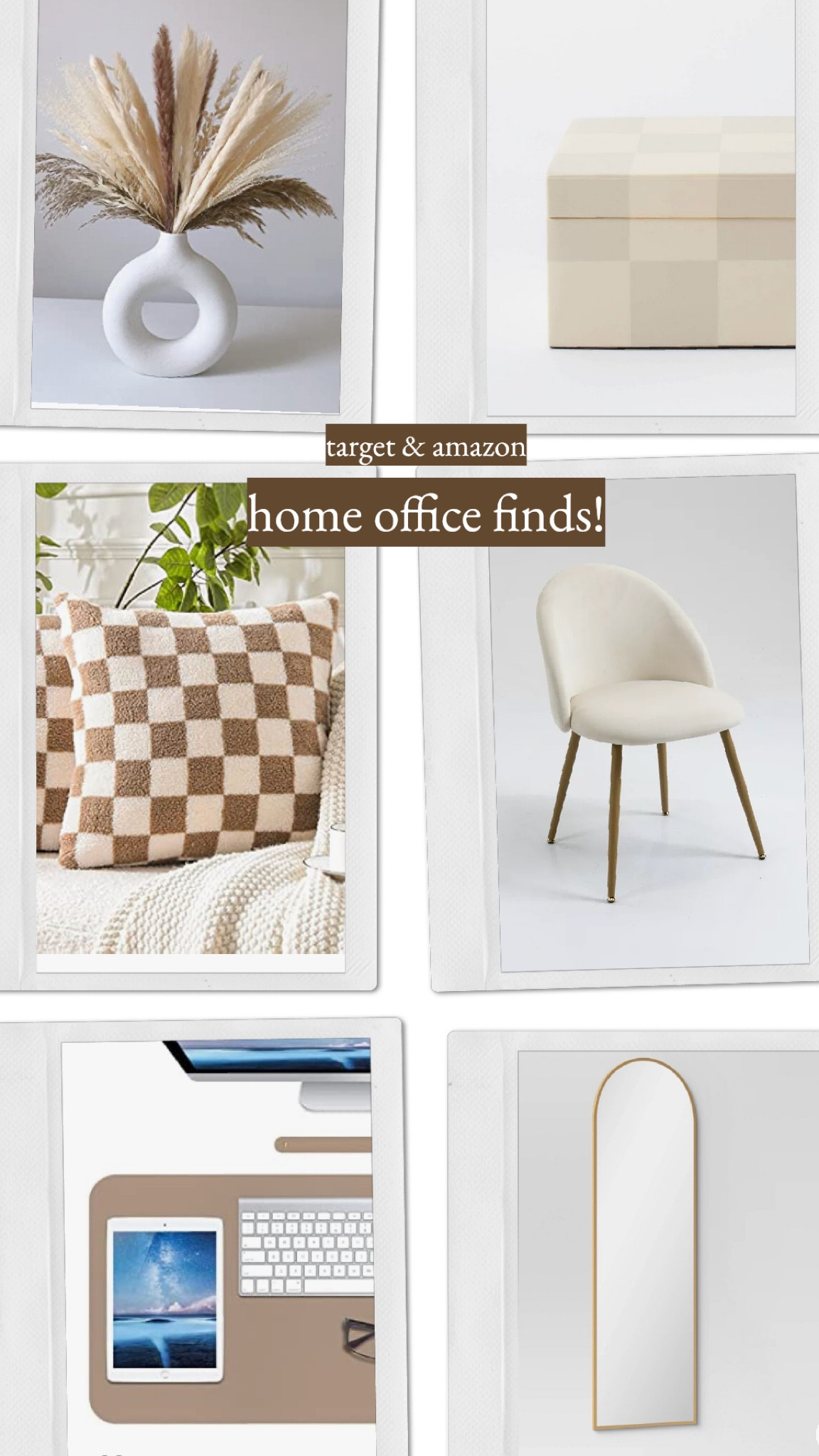 neutral home office finds! amazon & target home office finds! 🤍🤎

#LTKsalealert #LTKunder100 #LTKhome