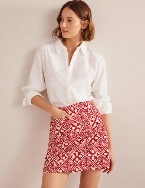 Textured A-Line Mini | Boden (UK & IE)