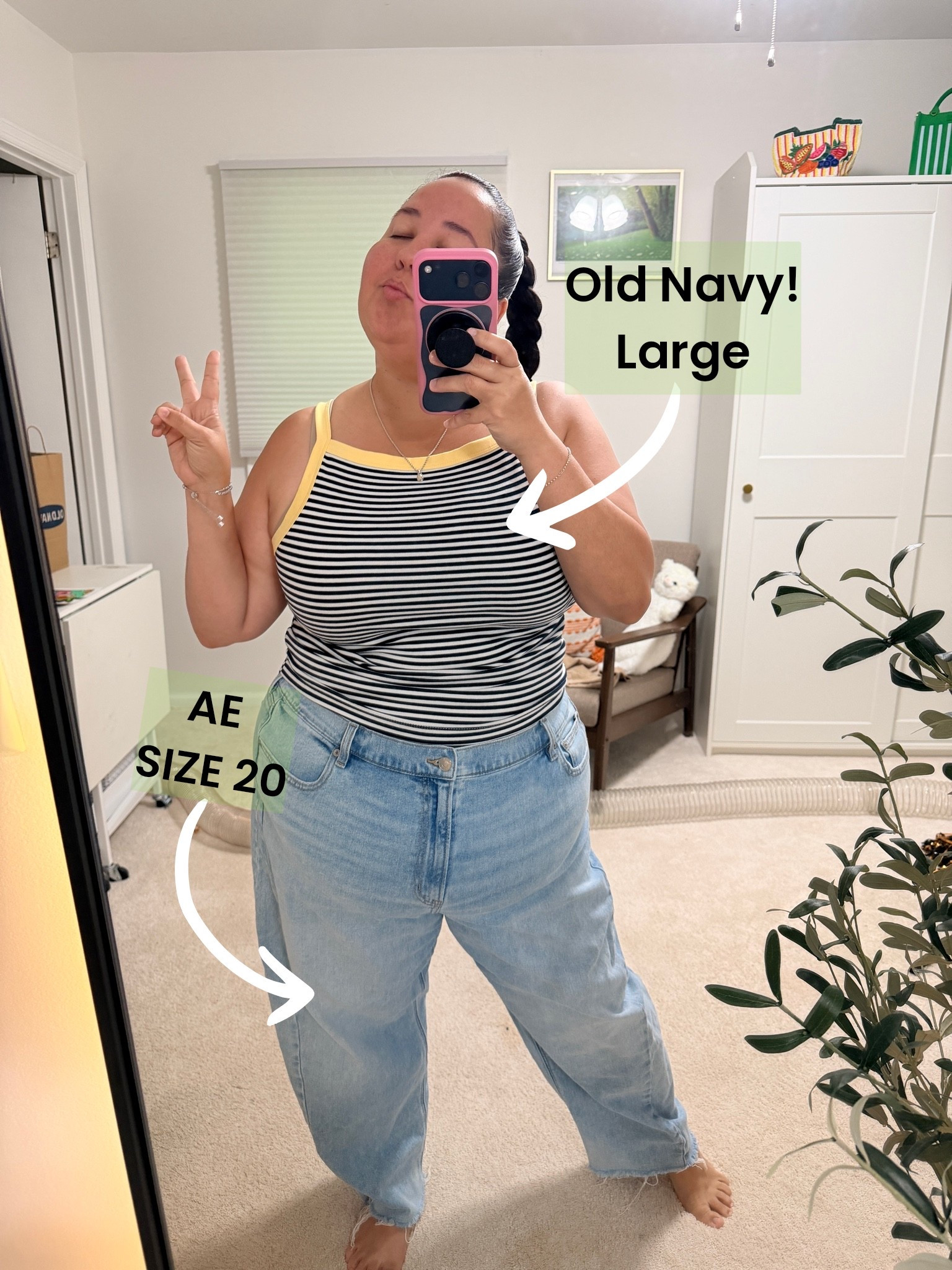 Happy Saturday!! Loving my go to outfit, American Eagle & Old Navy never let me down 💛

#LTKootd #LTKPlusSize #LTKPetite
