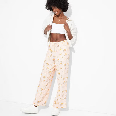 Women's Pull-On Linen Pants - Wild Fable™ | Target