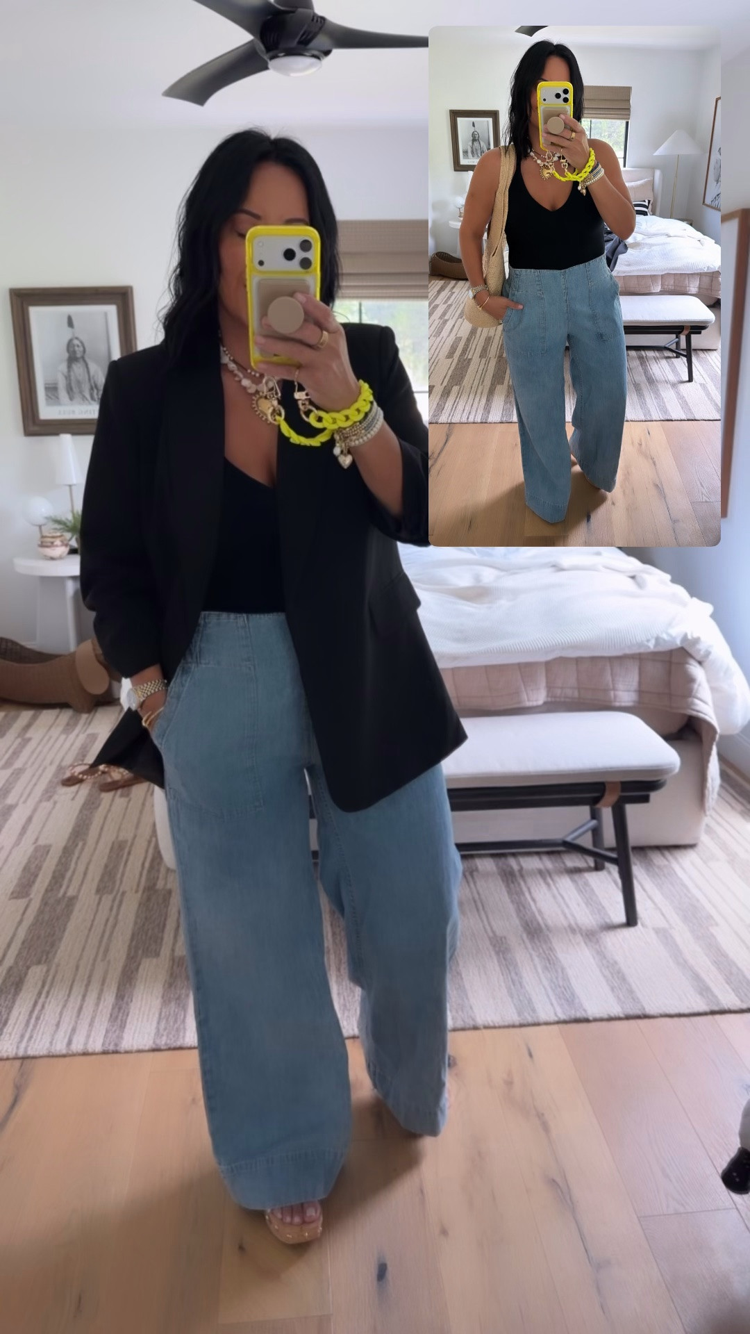 Tank size medium (I also have it in size large), blazer size medium, pants size medium (size down if you are between sizes), shoes fit tts.

#LTKWorkwear #LTKOver40 #LTKMidsize