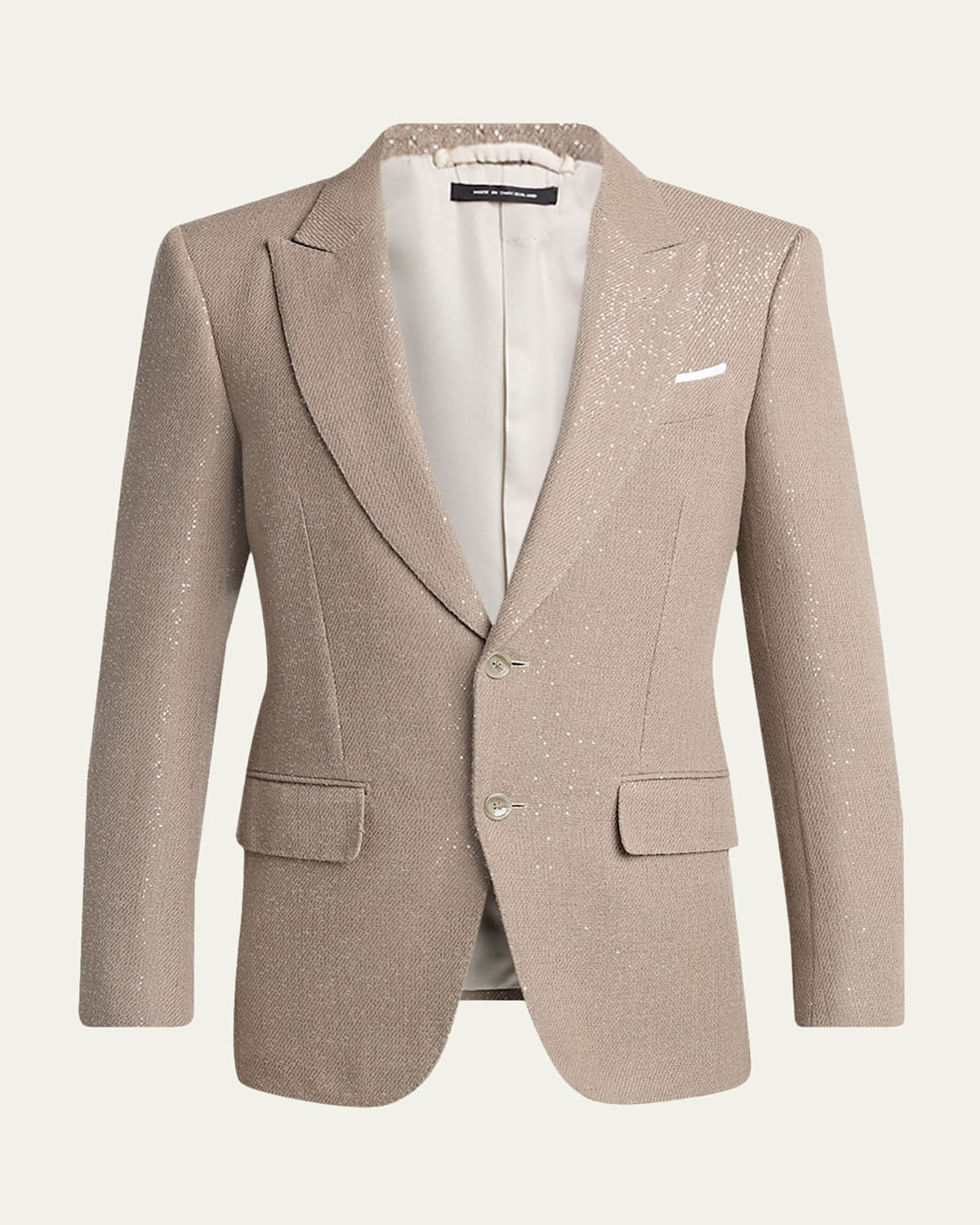 Men's Sequin Boucle Peak Lapel Sport Coat | Bergdorf Goodman