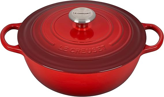 Le Creuset Enameled Cast Iron Signature Chef's Oven, 7.5 qt., Cerise | Amazon (US)