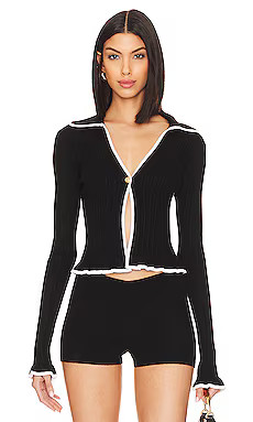 MAJORELLE Palila Cardigan in Black from Revolve.com | Revolve Clothing (Global)