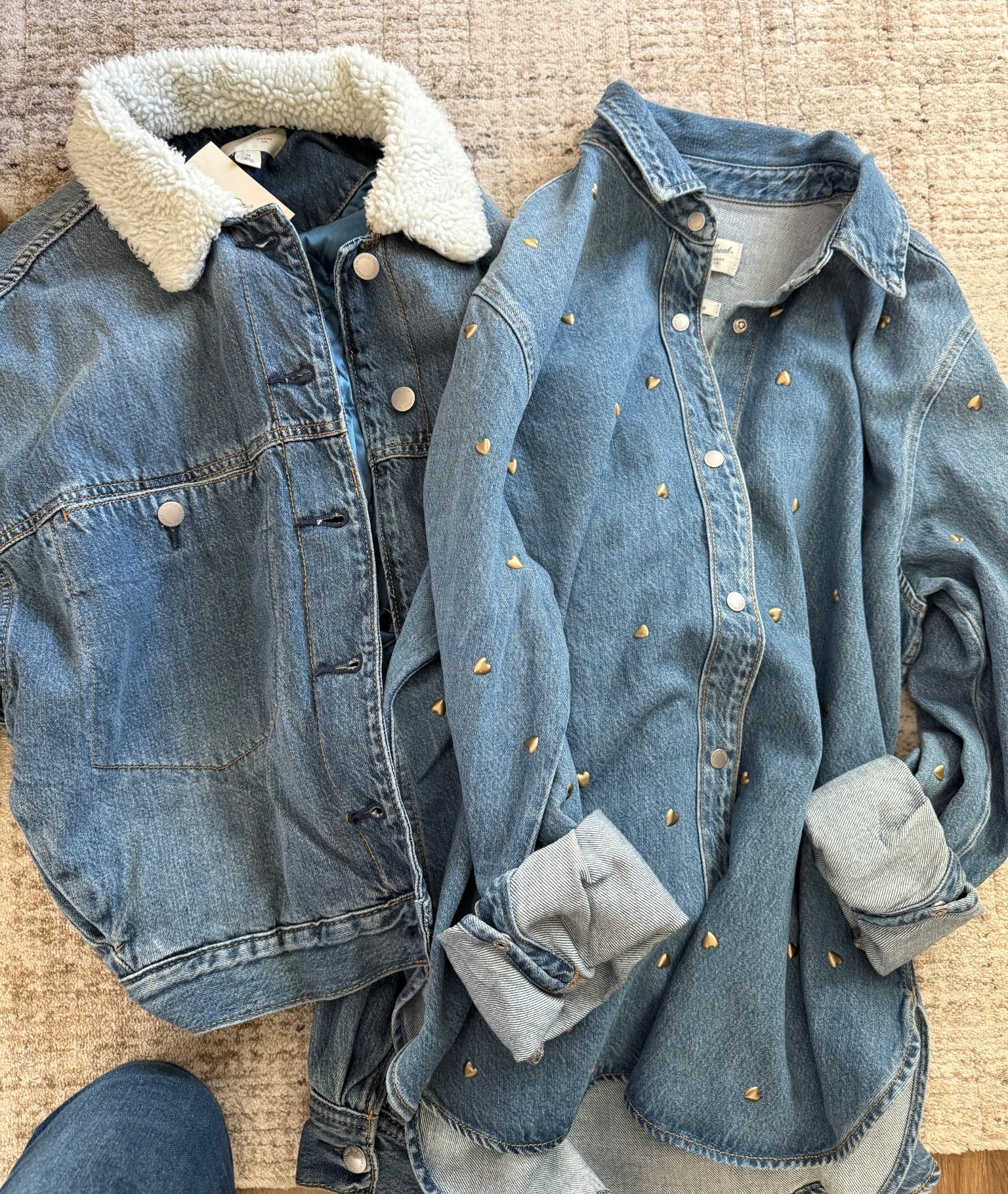 Cute denim at Target. I can’t find the gold heart denim online. 