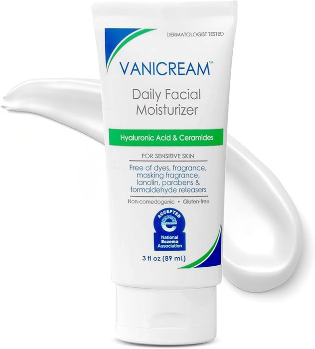 Vanicream Daily Facial Moisturizer With Ceramides and Hyaluronic Acid - Formulated Without Common... | Amazon (US)