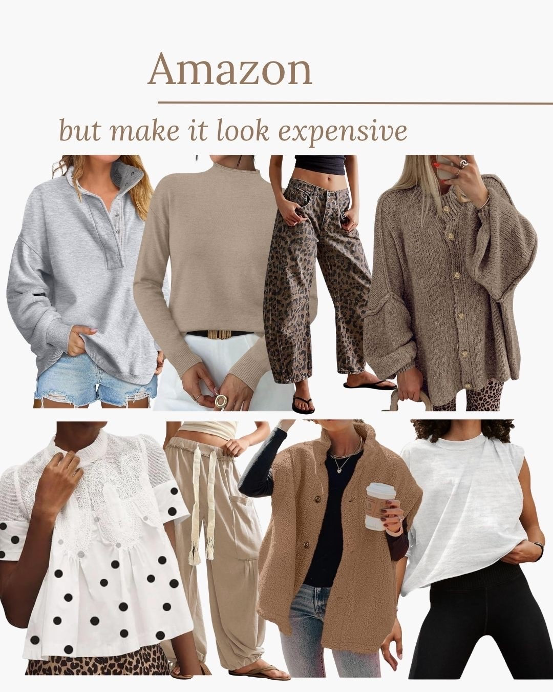 Amazon but make it look expensive!

#LTKootd #LTKdayinmylife #LTKgrwm