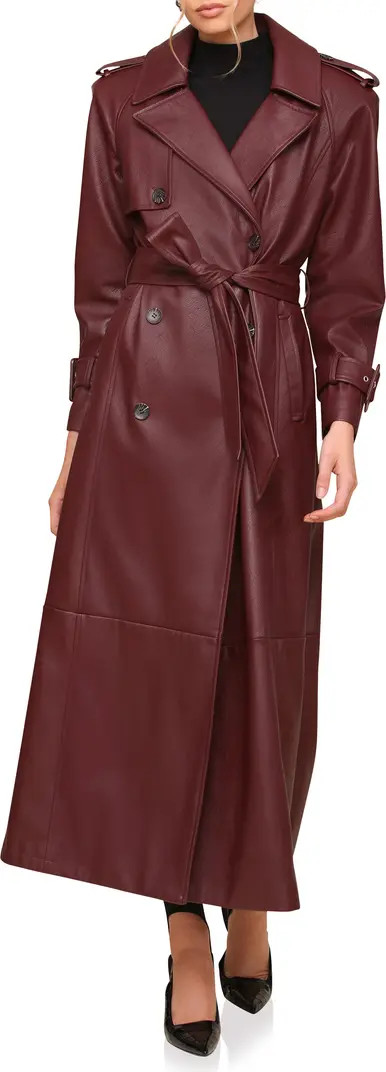 Avec Les Filles Faux-Ever Leather™ Maxi Trench Coat | Nordstrom | Nordstrom