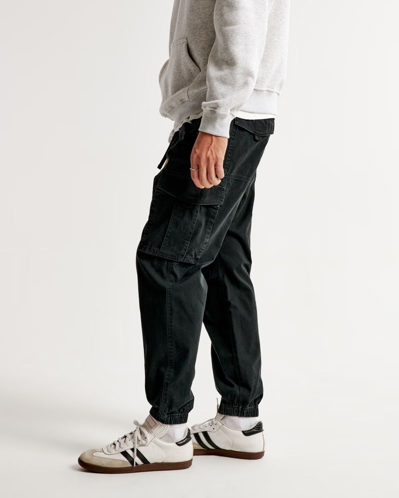 Washed Cotton Jogger | Abercrombie & Fitch (US)