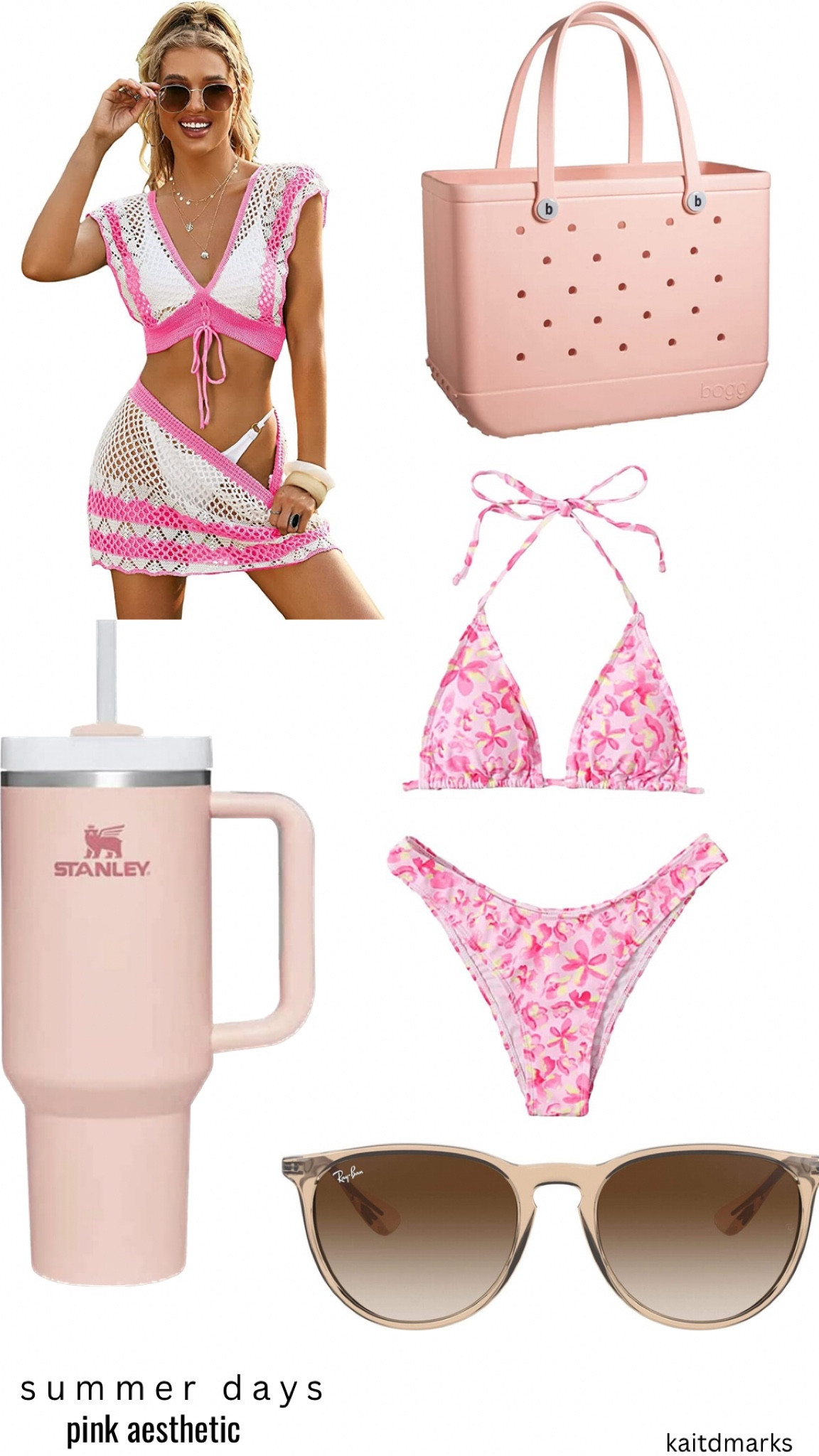For my pink loving girls- lake/beach/pool day essentials! 💗🎀🌸✨ 

#SummerTime #SwimSuit #Amazon #PinkAesthetic #AmazonFind 

#LTKSeasonal #LTKFind #LTKunder50