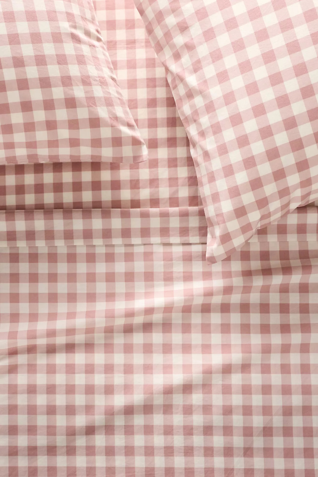 Organic Cotton Percale Printed Sheet Set | Anthropologie (US)