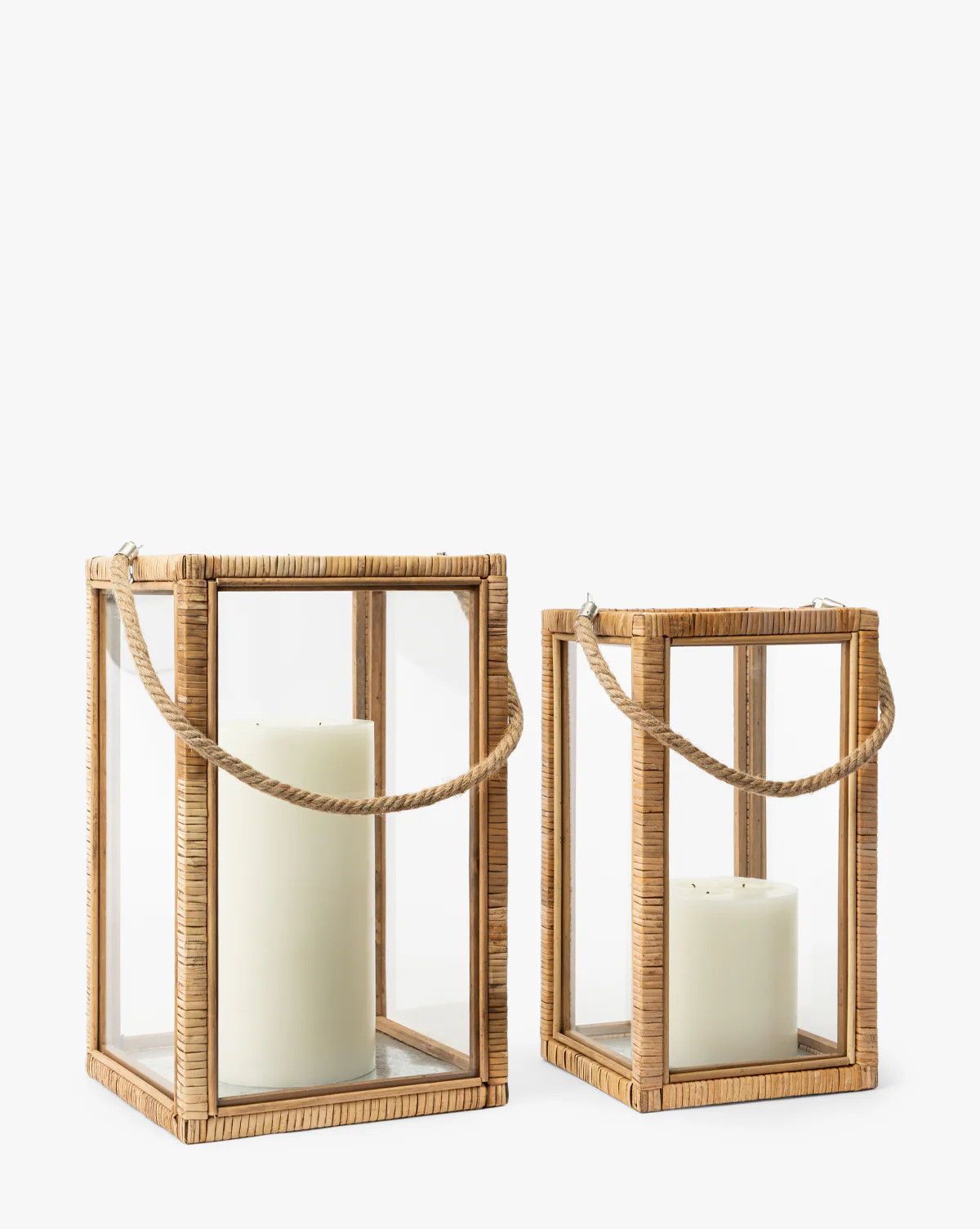 Rattan & Glass Lantern | McGee & Co. (US)
