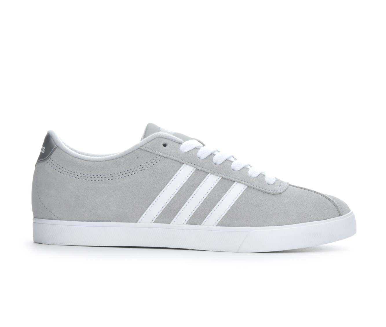 Women's Adidas Courtset Sneakers (Grey - Size 5) | Shoe Carnival
