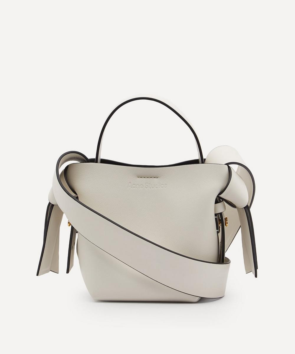 Acne Studios Women's Musubi Micro Cross-Body Bag White/Black | Liberty London (UK)