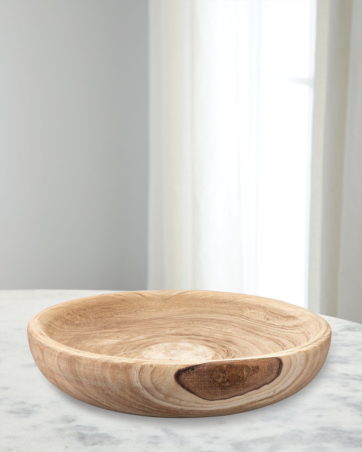 Laurel Wooden Bowl | Neiman Marcus
