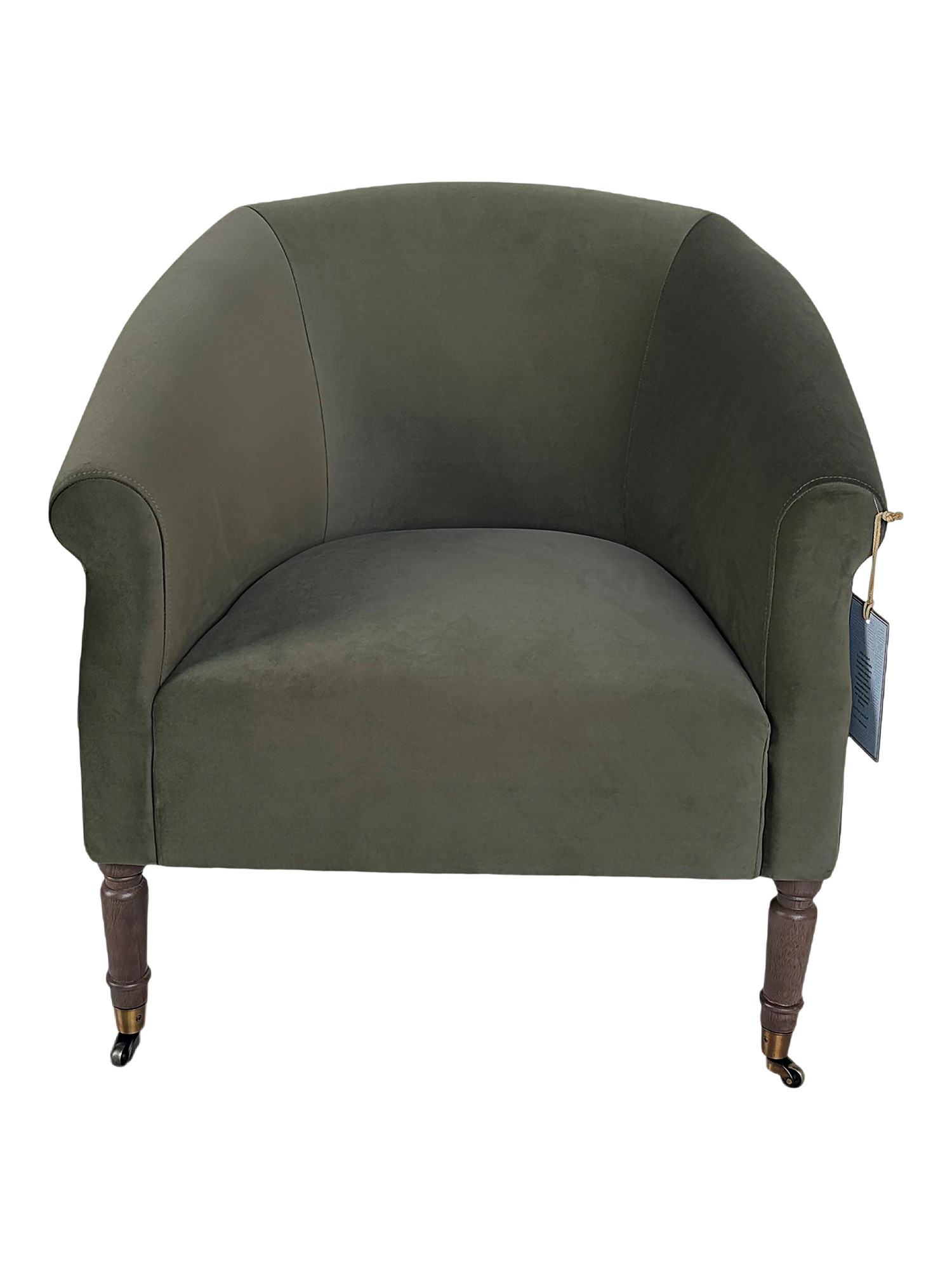 31.25x31 Carlsbad Club Chair With Castor Legs | TJ Maxx