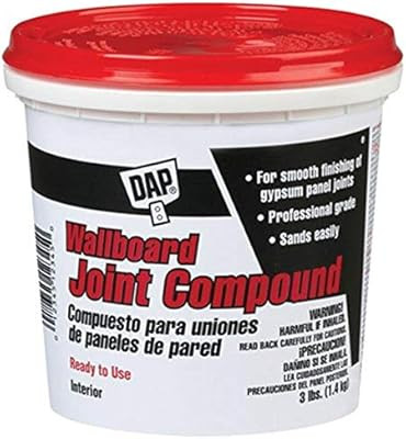 Dap 10100 Wallboard Joint Compound, White , 3-Pound | Amazon (US)