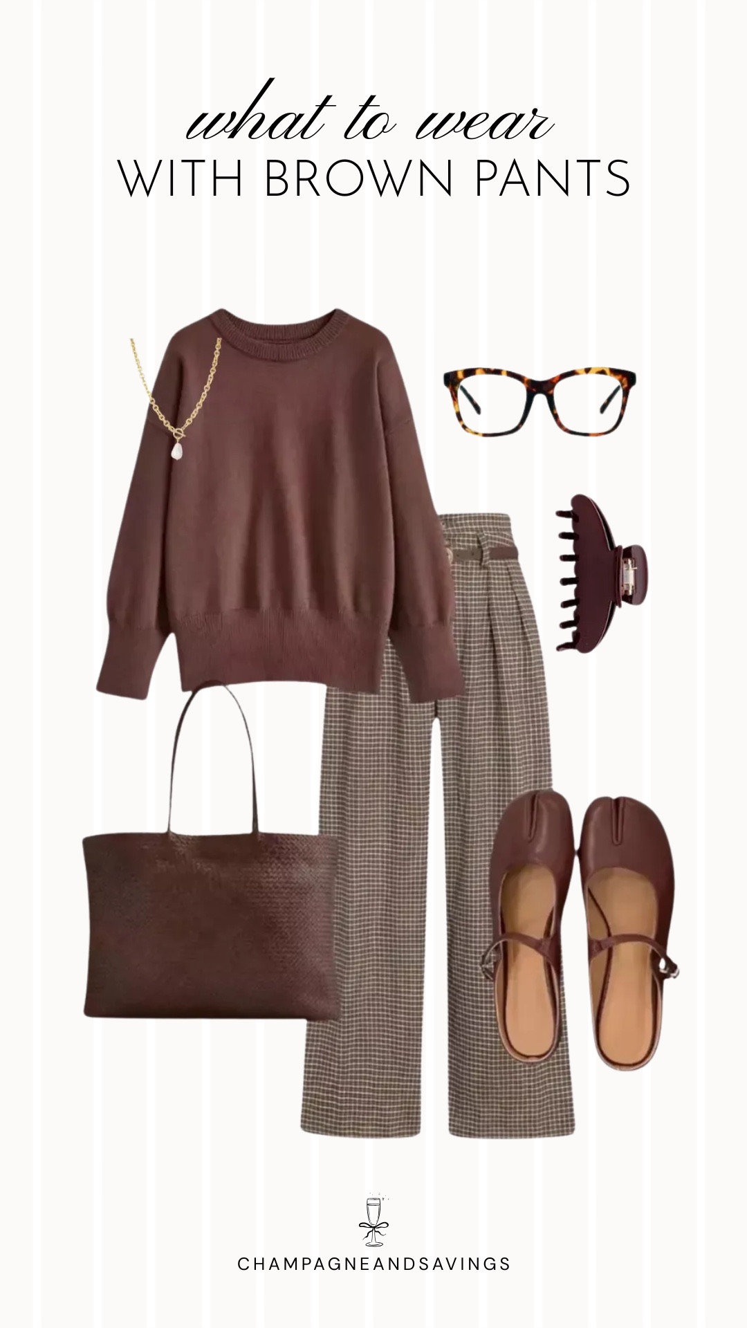 Brown pants outfit

#LTKootd