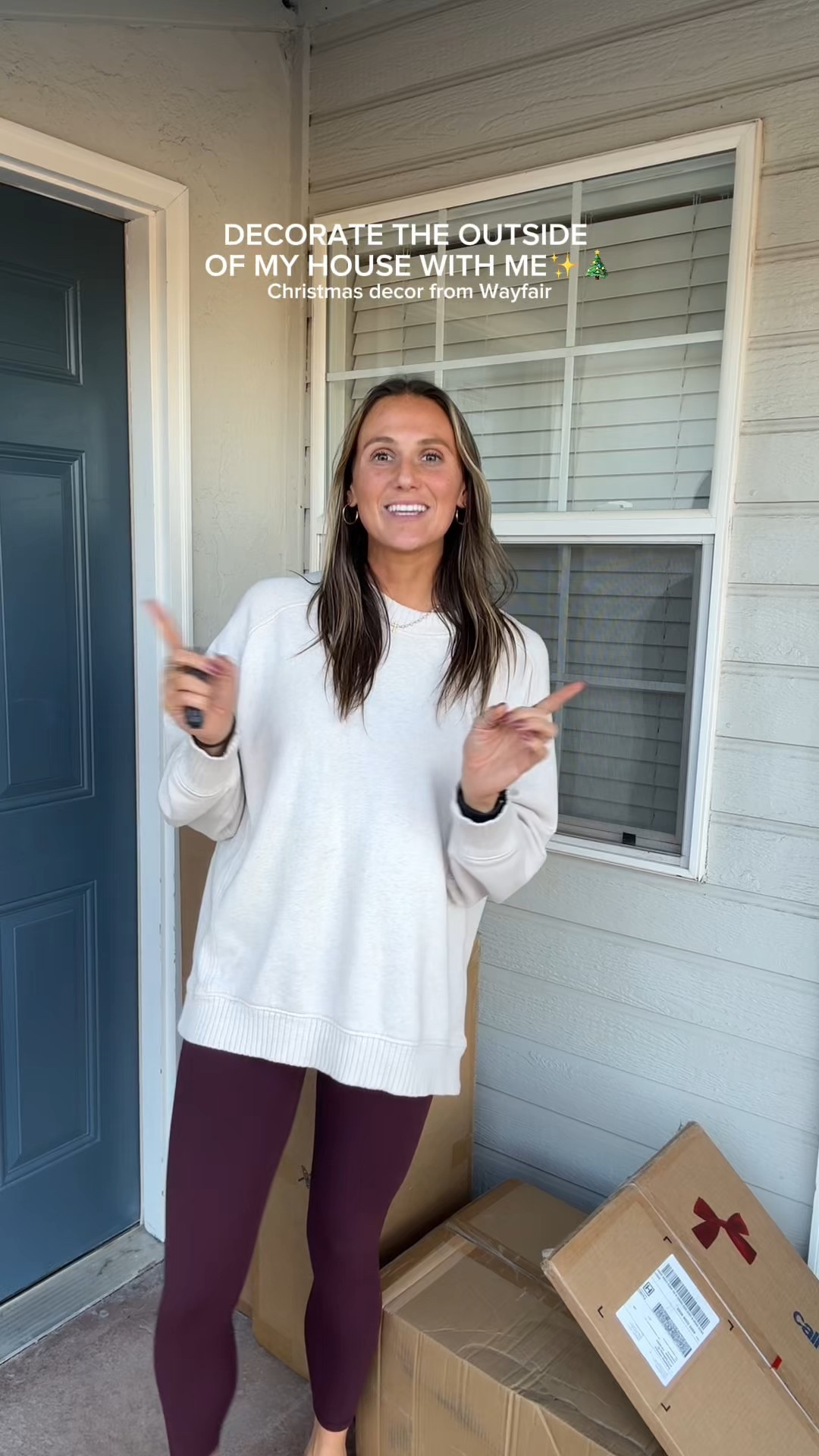 Decorating my first home for the holidays with @wayfair🎄✨🤭 simple but I love it!!! 🥹
#Ad christmasdecor #decoratewithme #Wayfair #WayfairPartner
