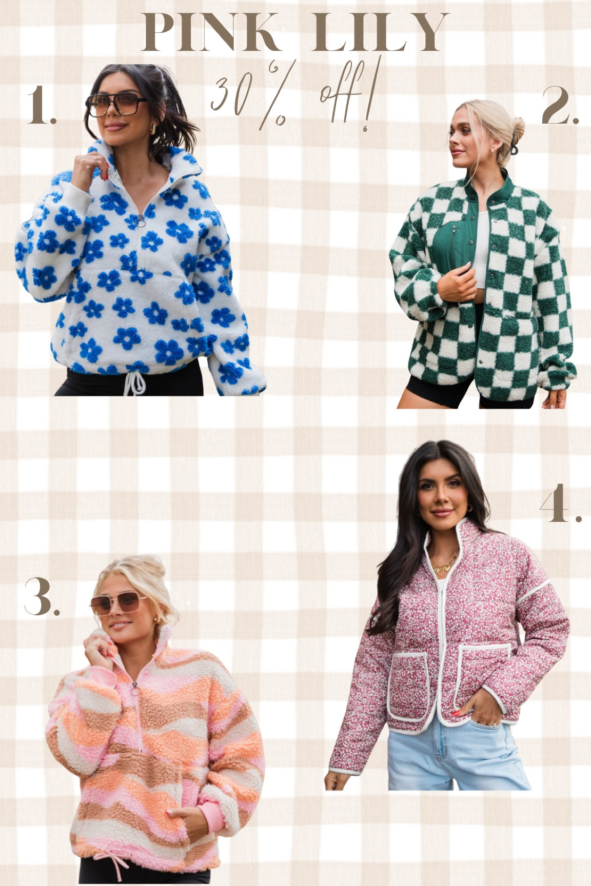 The cutest Pink Lily jackets that are 30% off!! 

#LTKU #LTKSeasonal #LTKFallSale