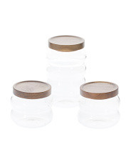 3pk Glass Bubble Containers Set | Baskets & Storage | Marshalls | Marshalls