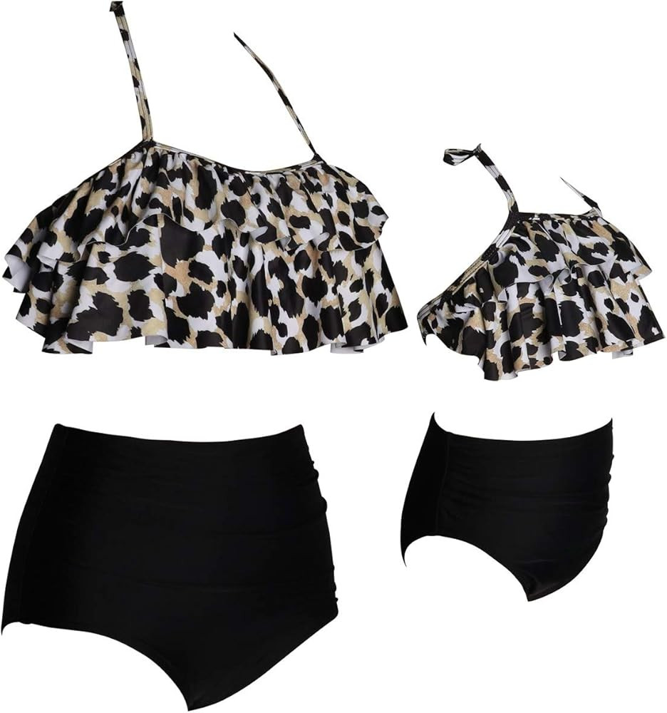 BBYES Mother Daughter Matching Swimsuits Family Mommy Girls Matching Swimwear | Amazon (US)
