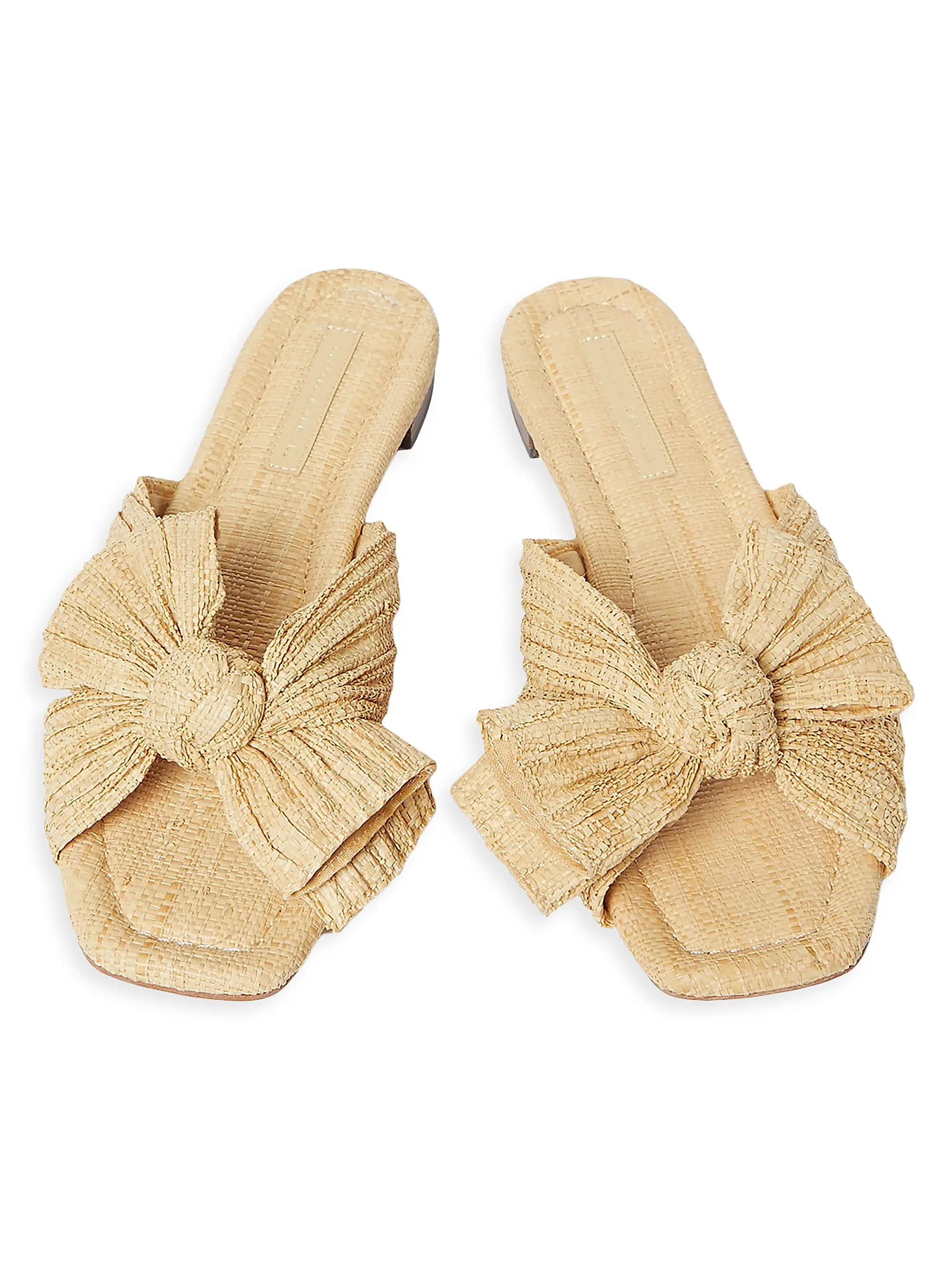 Daphne Pleated Knot Sandals | Saks Fifth Avenue