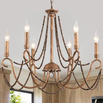 6 - Light Dimmable Classic / Traditional Chandelier | Wayfair North America
