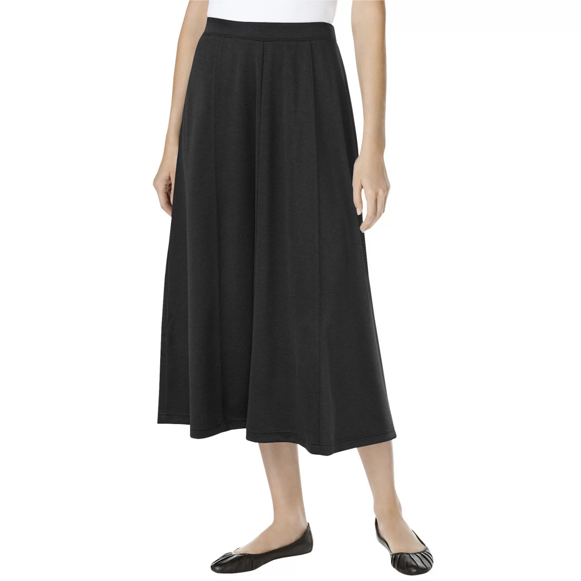 Woman Within Plus Size Petite Ponte Knit A-Line Skirt | Kohl's