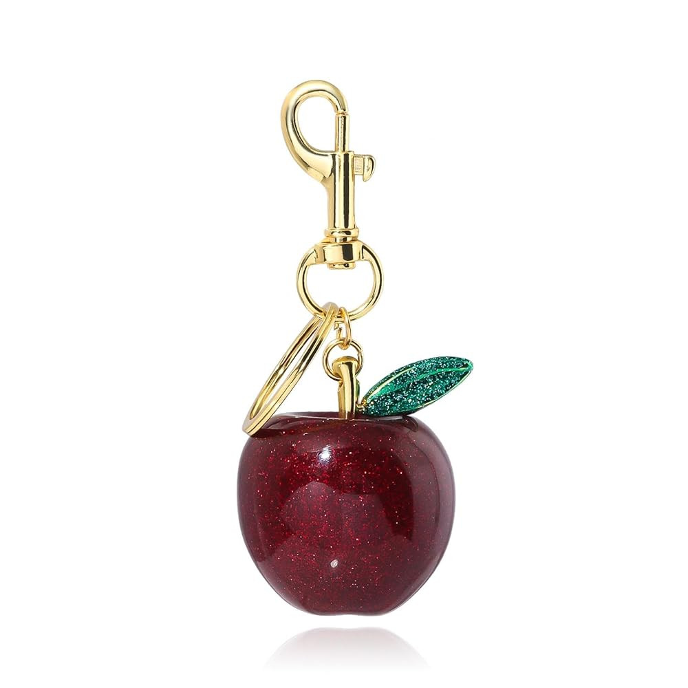 Fruit Bag Charm Keychain - Gold Key Chain, Cute Purse Handbags Accessories - Beautiful Gift for W... | Amazon (US)