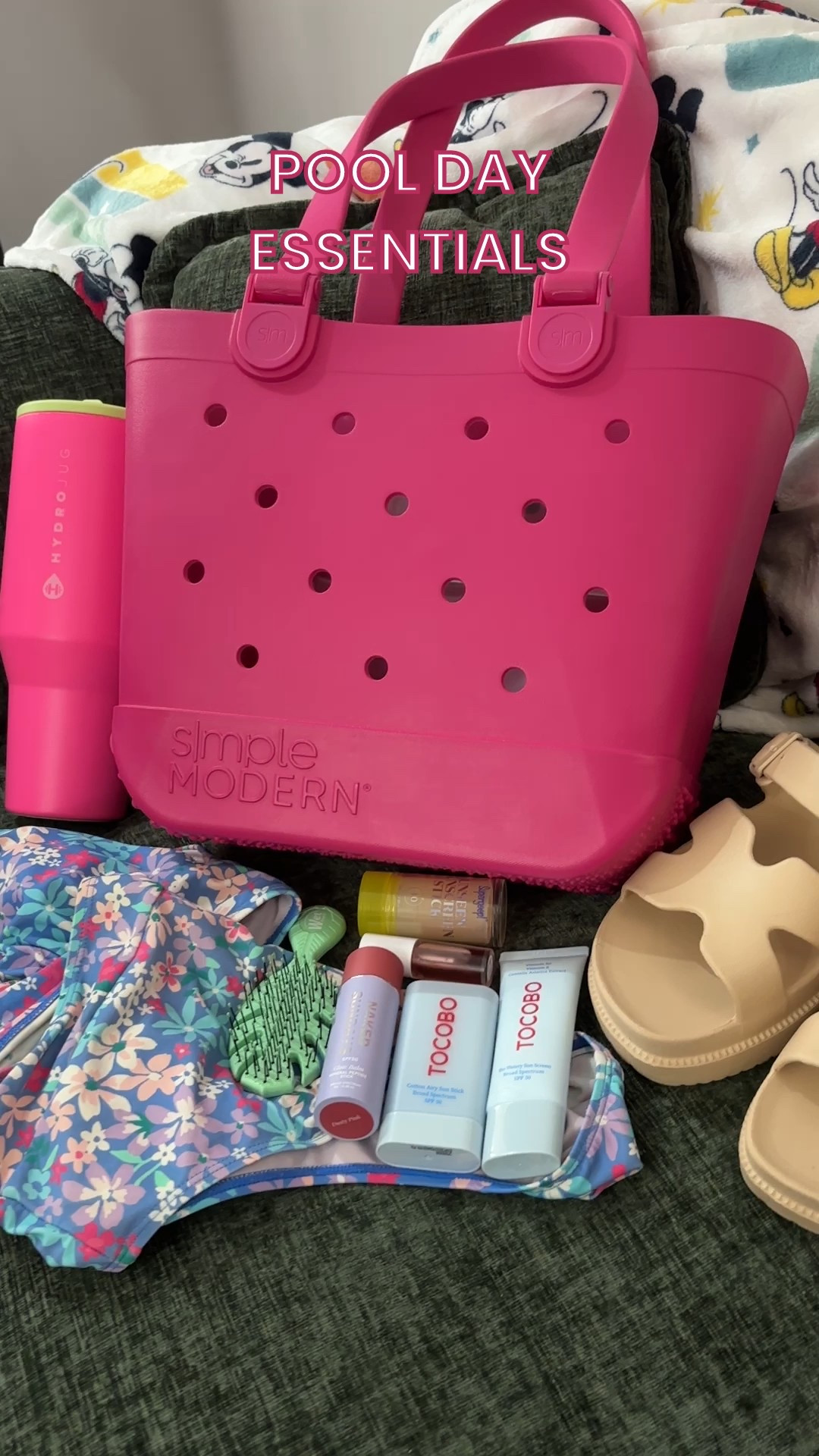 Summer Pool and Beach Day Essentials! These are all of the summer items I am packing in my Simple Modern waterproof bag for a day at the pool! Make sure to pack a water bottle and sunscreen to keep you comfortable all day. I love the Hydro Jug to keep my water cold and the Tocobo sunscreen to reapply and last throughout the day!

Beach day 
Pool day
Summer essentials 
Vacation essentials 

#LTKSwim #LTKTravel #LTKFindsUnder100