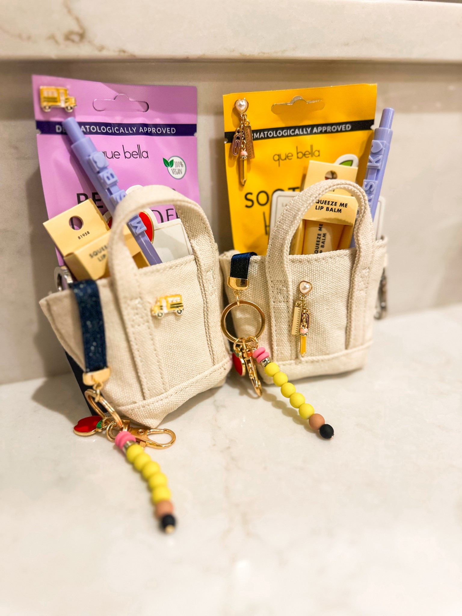 The sweetest back to school teacher gifts from Target ✏️

Use the earring as a bag charm and then attach the other to the mask so your teacher gets both and can wear them later 🙌🏼