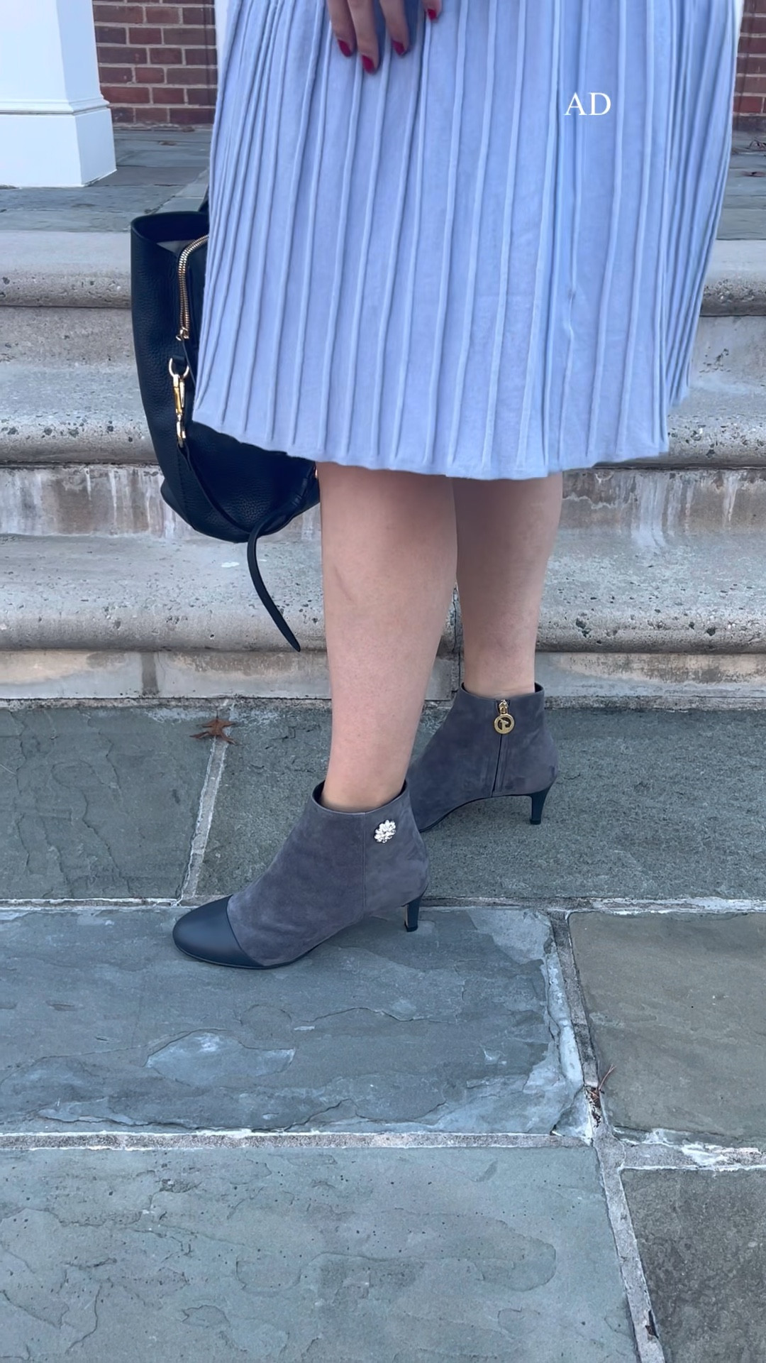 AD | I pride myself on being stylish in the courtroom. These beautiful booties from @moondellecollection do just the trick and definitely turn heads at work. Can’t wait to wear them for the holidays too! I recommend sizing up a half or full size depending on how thick of socks u plan on wearing with them. 

 #moondellepartner #moondelle #moondellecollection #booties #ankleboots 

#LTKWorkwear #LTKShoeCrush #LTKSeasonal