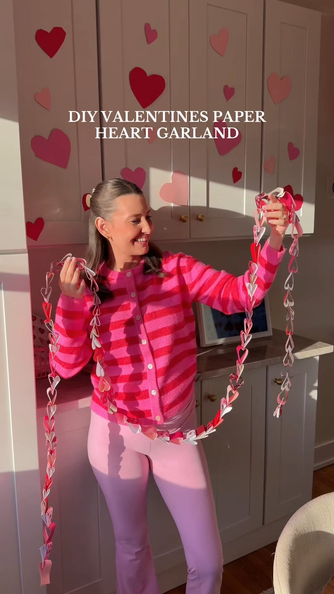 DIY Valentines Heart paper chain garland💕♥️

#LTKSeasonal #LTKmomlife #LTKHome