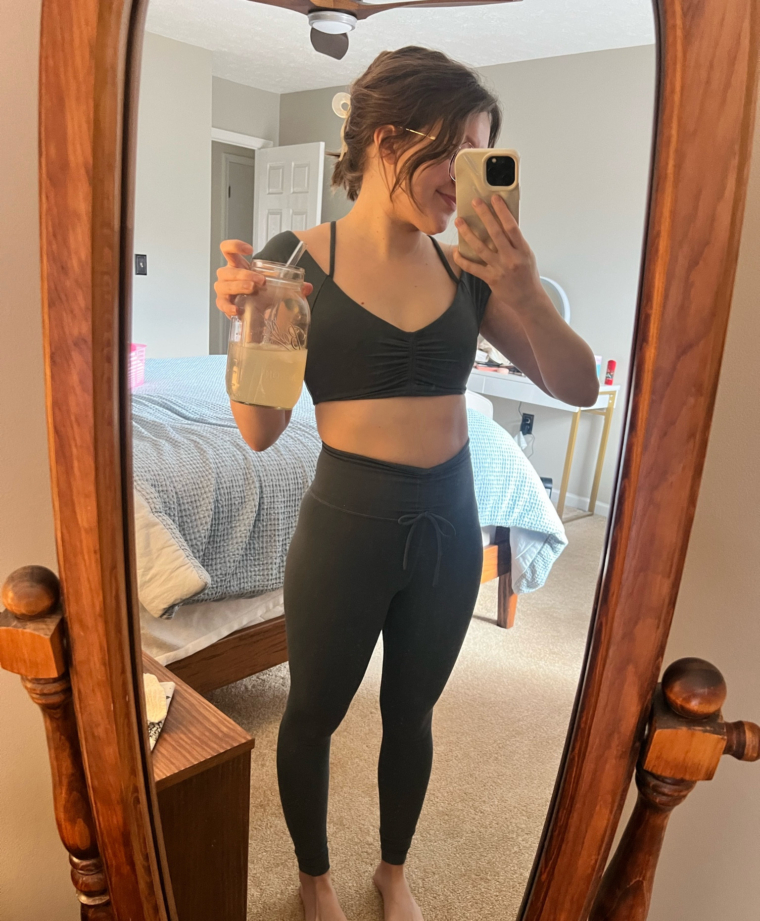 the cutest athleta set!! I took an XS in both, should have gotten short in the leggings as a 5’ gal 

#LTKfitness