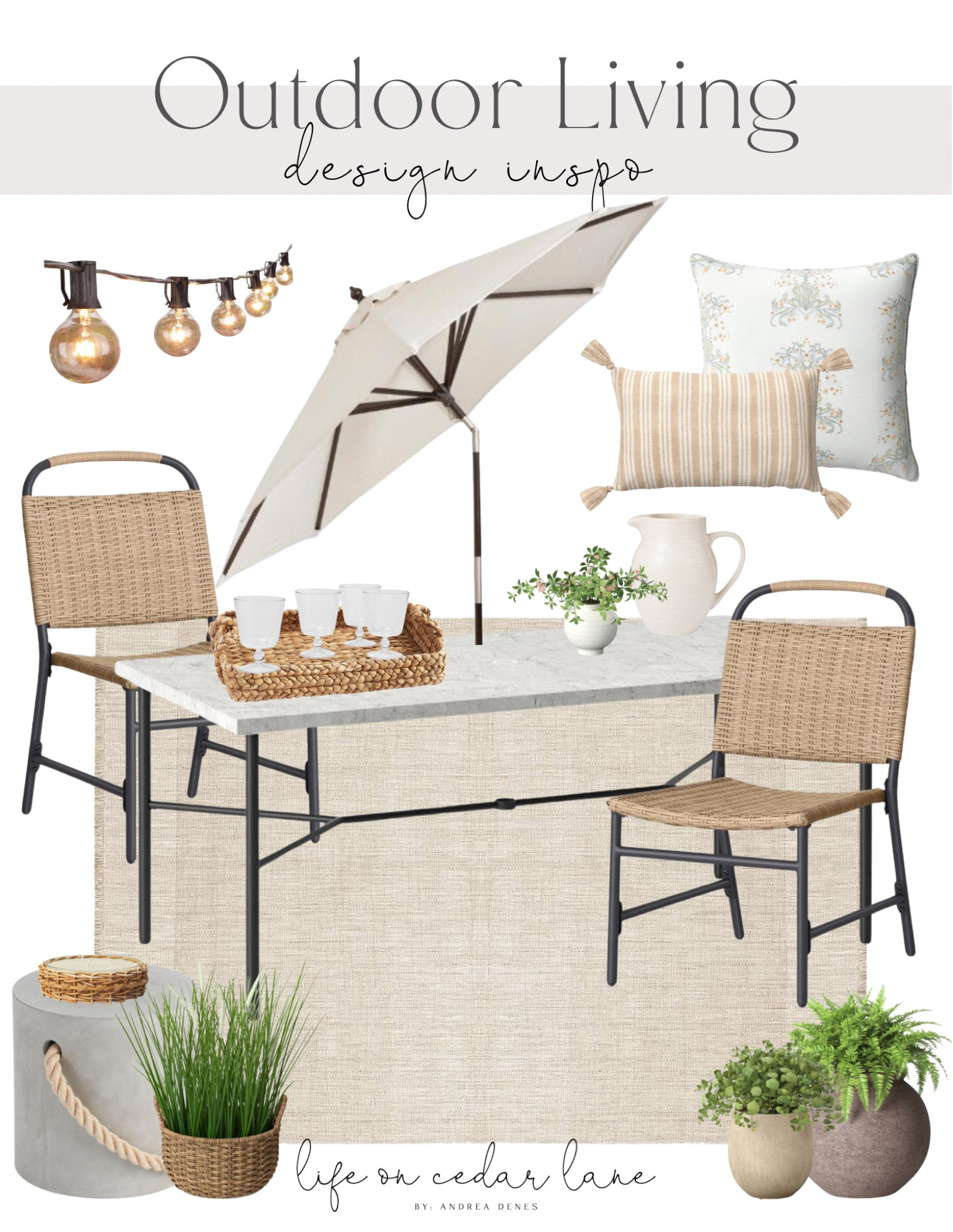 Outdoor Living- Design Inspo! Save 20% off this Target Patio collection! Just in time for an outdoor refresh. 

#homedecor #patiofurniture #outdoordecor

#LTKunder100 #LTKsalealert #LTKSeasonal