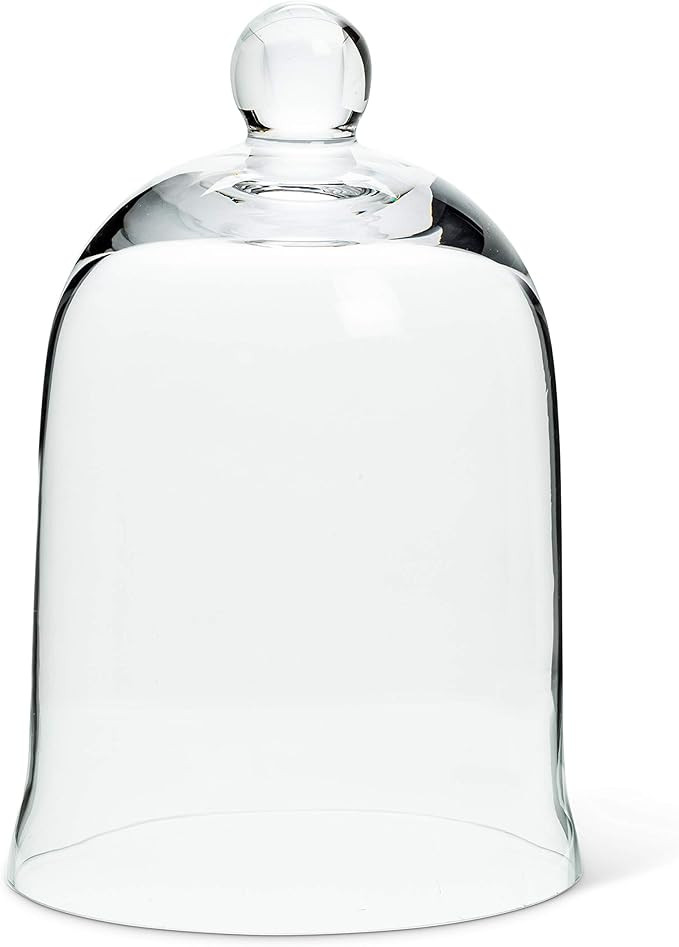 Abbott Collection 27-Carolyn-SM Small Bell Shaped Glass Cloche, Clear (6" H) | Amazon (US)