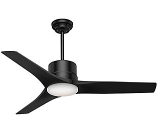 Casablanca 52" Piston Matte Black Ceiling Fan | QVC