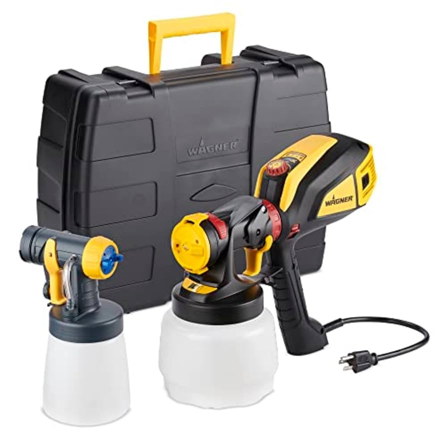 Wagner Spraytech 02419307 FLEXiO 595 Handheld HVLP Paint Sprayer, Sprays Most Unthinned Latex, In... | Amazon (US)