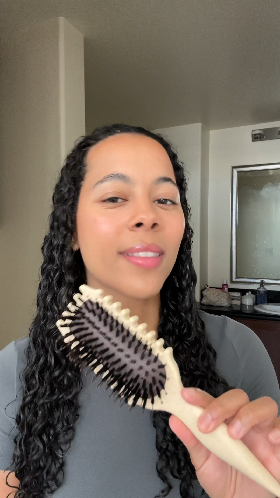 trying out the Bounce Curl brush 

#LTKBeauty #LTKStyleTip
